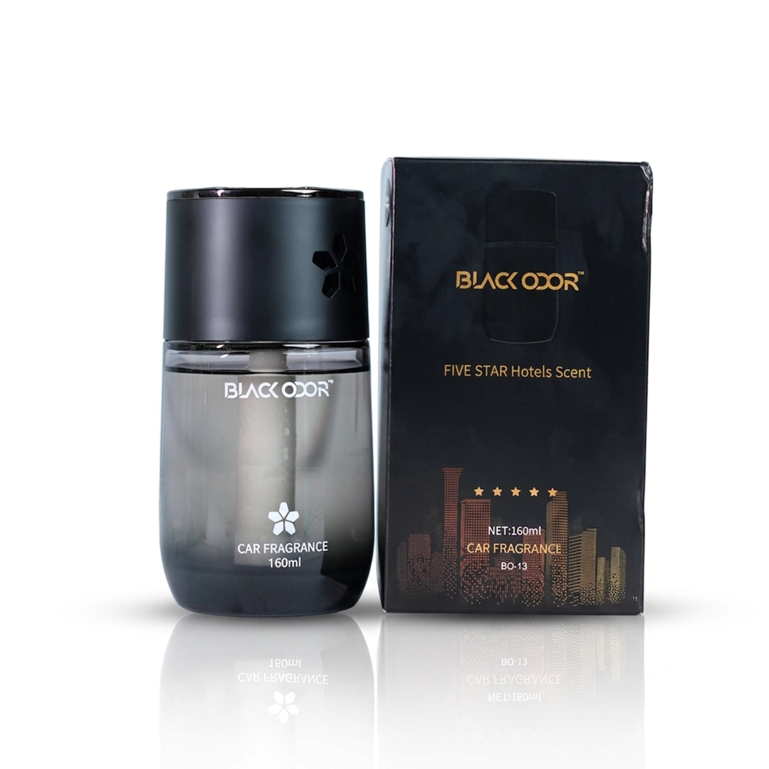 Black Odor Five Star Hotel Scent Car Air Freshener – Long Lasting Perfume 160ml