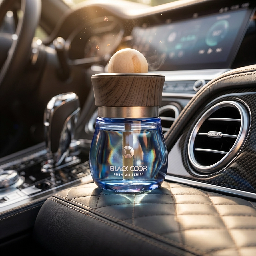 Black Odor Premium Series Car Air Freshener – Oriental Note Long Lasting Perfume Thumbnail