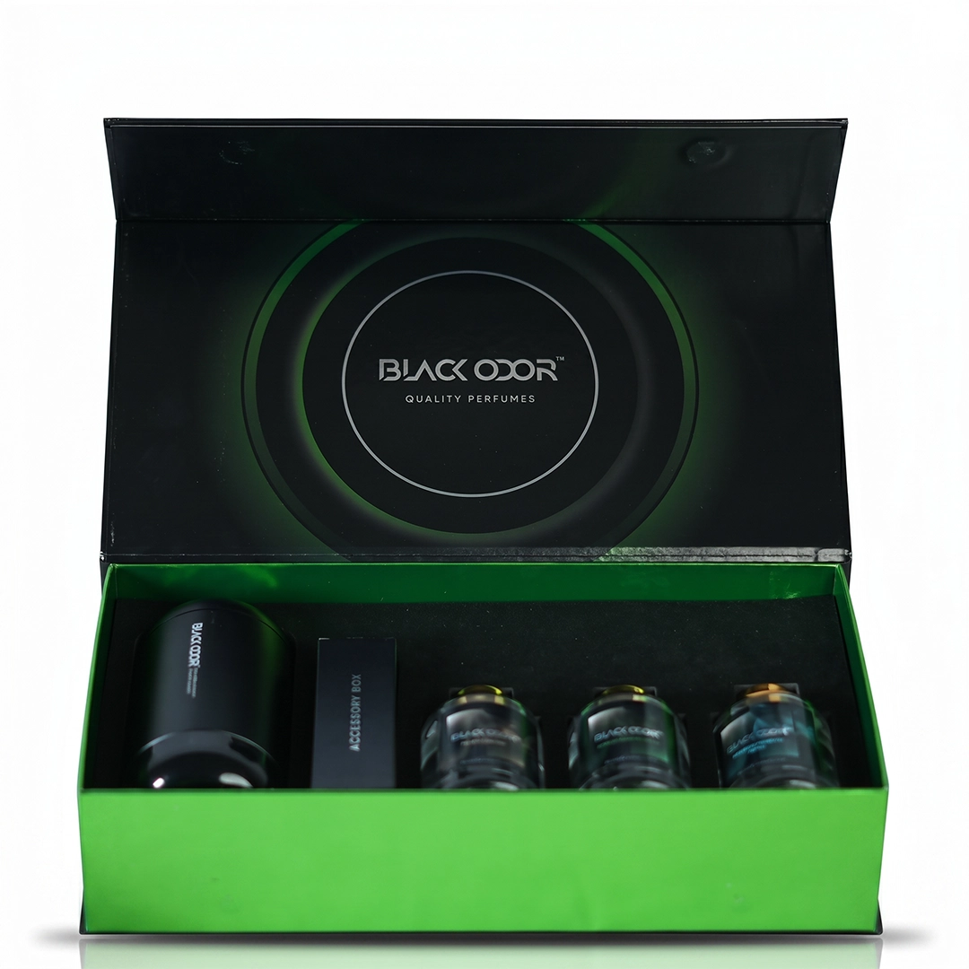 Black Odor Car Perfume Gift Set – Premium Long Lasting Air Freshener Kit Thumbnail
