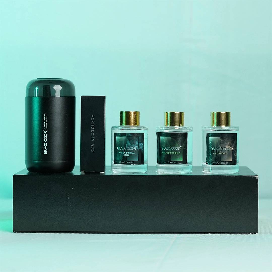 Black Odor Car Perfume Gift Set – Premium Long Lasting Air Freshener Kit Thumbnail
